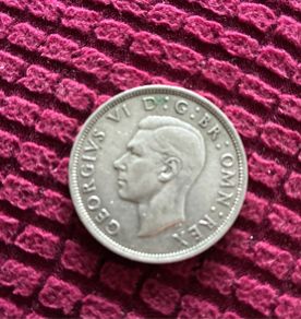 Rare 1938 Silver Half Crown