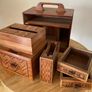 Old wooden "magic " puzzle/cigarette box. Image 3