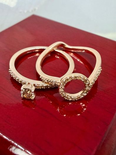 Diamond Interlocking Ring