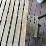 IKEA ASKHOLMEN Outdoor Table and 2 Folding Chairs Set  Good condition Image 3