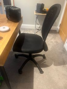 Black office swivel chair
