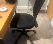 Black office swivel chair