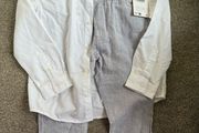 Brand New Zara shirt and Next pants 5-6t. set