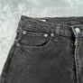 Levis 502 Mens Jeans Black - W30 L29.5 Slim Fit Stretch Premium Denim - Big E Image 3