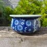 Blue and White Ceramic Chamber pot with handle Image 3