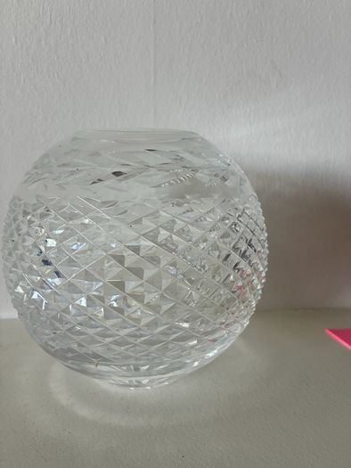 Vintage Waterford Crystal Rose Bowl