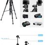 Phone Travel Self Tripod Aluminum Tall 55 140CM Stand With Quick Plates Mount Pan Head For Canon Nikon DSLR SLR Digital Camera Image 4