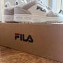 FILA Teratach 600 Trainers White Grey Image 3