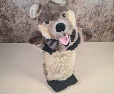 Vintage The Puppet Company Wolf Teddy Soft Toy Plush Plushie