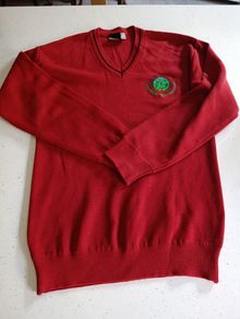 Lutrellstown community college LCC red uniform jumper