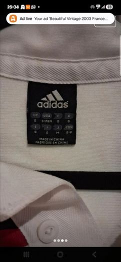 Vintage Adidas usa rugby 2003 jersey