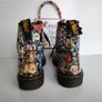 Dr Martens 1460 8 eye Sienna Miller floral flowers england vintage UK6 EU39 US 8 Image 6