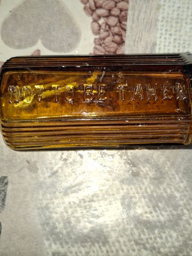 Two Antique Bottles Whitley Green all and a Brown Bottle embossed Not to be Taken, Postage Available or Collection