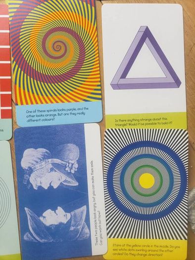 Cards Optical Illusions