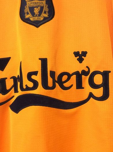 Liverpool Jersey. Official Reebok Mens Away Jersey. Season 2000/2001. True Vintage From The Time. Not A Modern Day Remake.
