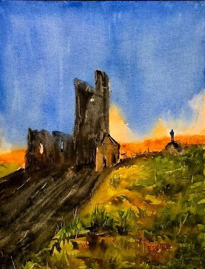 skyrne watercolour
