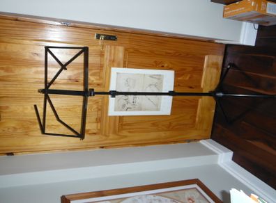Metal sheet music stand