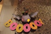 halloween Boo metal hanging decoration