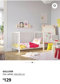 Crib cot baby Like brand new never used