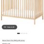 IKEA Cot. 120cm x60cm.  Baby Infant cot bed Image 3