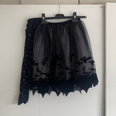 Girls Halloween Skirt & Tights | Age 8-10