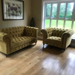 Chesterfield Sofa & Chair