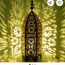 Large Moroccan stain glass lantern Image 3
