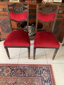 Victorian Style Mahogany Chairs