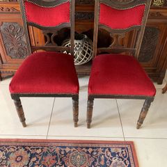 Victorian Style Mahogany Chairs