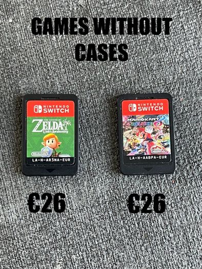 Nintendo Switch Games - Price In Description