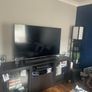 Dark wood effect TV unit Image 2