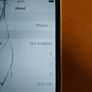Apple Iphone 5c, Yellow, 16GB, works perfect, some screen damage, but touchscreen works fine Image 3