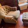 Green velvet chesterfield suite Image 9