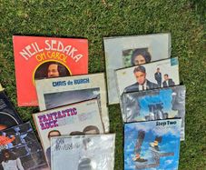 vinyl records