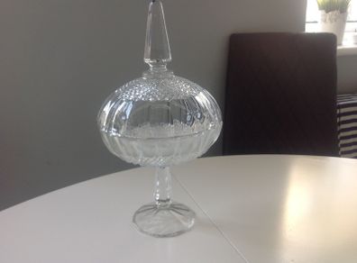 Crystal Candy Pot with lid