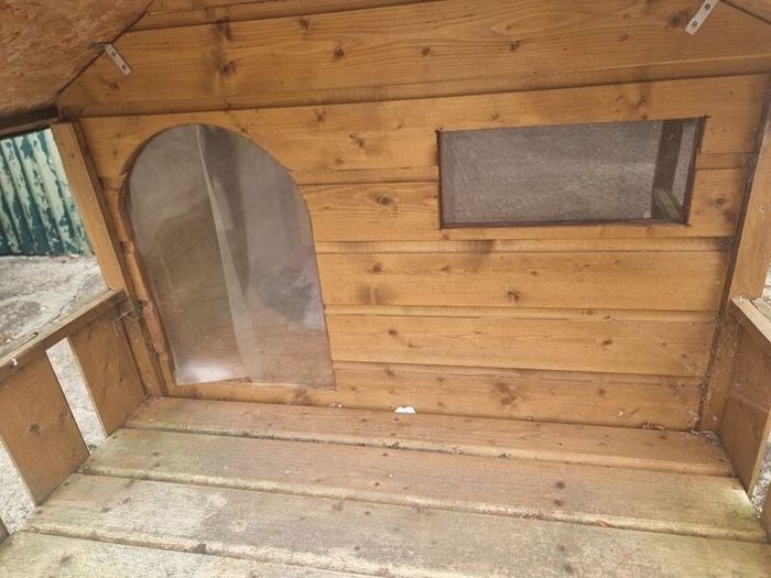 Dog Log Cabin Box