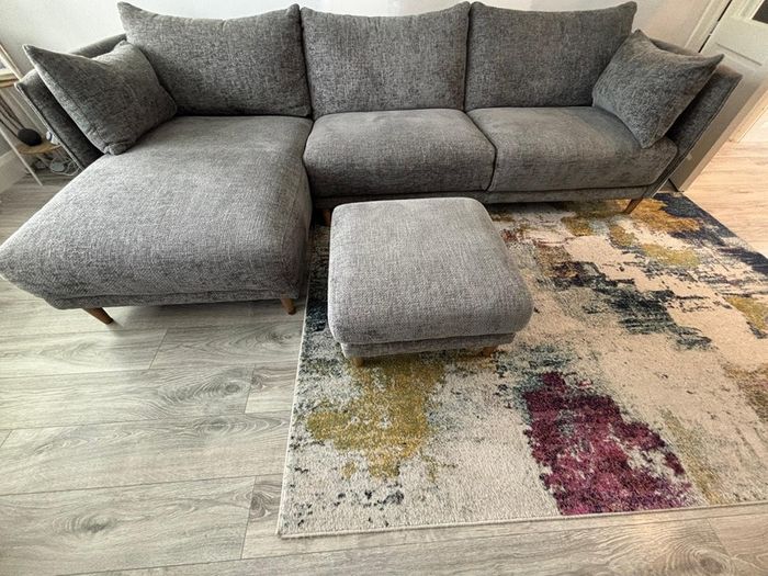 Corner Sofa Right hand and foot stool