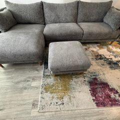 Corner Sofa Right hand and foot stool