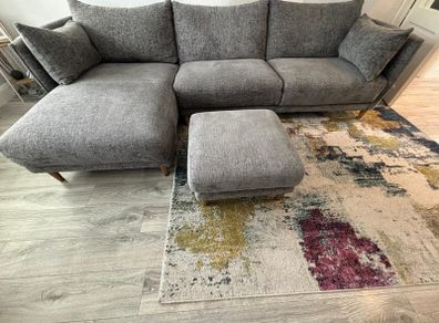 Corner Sofa Right hand and foot stool