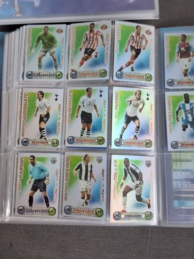Match attax cards 08/09