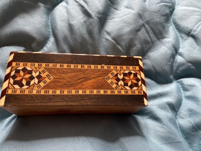 antique mini domino set