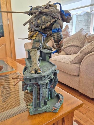 Tmnt Ninja Turtle Leonardo Custom Printed And Painted