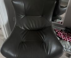 Leather Swivel Armchair