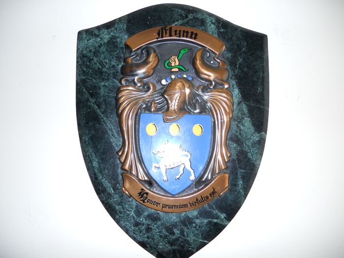 Vintage Coat of Arms , ("Flynn")