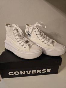 White Converse High Tops