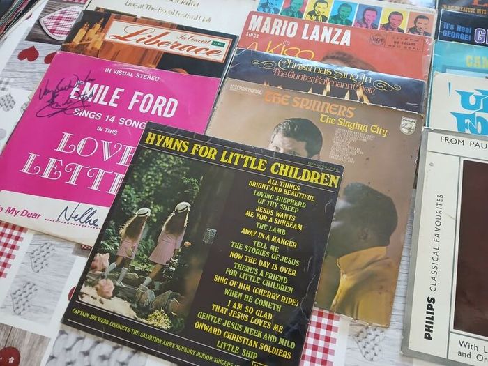 Vinyl Large Record Bundle For Crafting Upcycling DIY Joblot