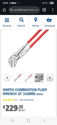 knipex 400m pipe wrench