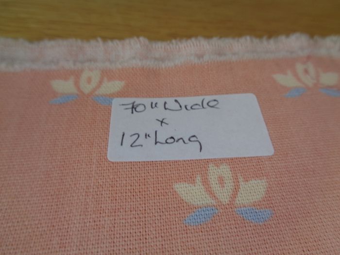 Cotton Fabric Pieces x 4 for Sale