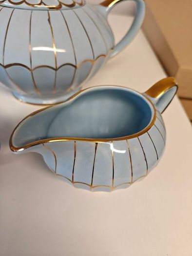 Elegant Vintage Sadler Baby Blue Tea Set