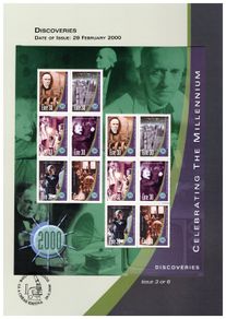 2000 Ireland Celebrating the Millennium Series 3 Discoveries Commemorative Stamps Special First Day Cover Presentation Pack
